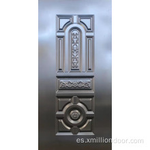 Panel decorativo de la puerta de metal